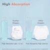 Premium Feather Diaper M Size for Babies 7-12 kgs - 48 Pack