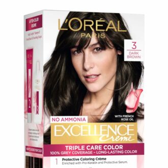Permanent Dark Brown Hair Color with Pro-Keratin, 72ml