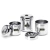 Multipurpose Stainless Steel Canisters Set of 3 - 320ml, 500ml, 650ml