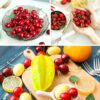 Artificial Red Cherries - 100 Pcs Fake Fruit for Decoration