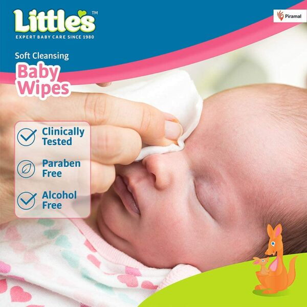 Soft Cleansing Baby Wipes - 240 Wipes | Extra Thick & Moist - Image 4