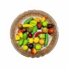 24-Piece Terracotta Miniature Vegetables & Fruits Set for Home Decor