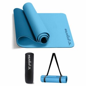 6mm Dual-Color Yoga Mat with Bag & Strap - Anti-Slip TPE