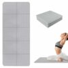 Folding Yoga Mat 10mm Thick, Large Size for Workouts
