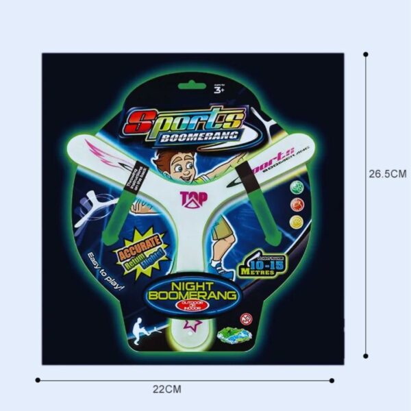 Glow in The Dark Boomerang for Kids & Adults - Y Shape - Image 3