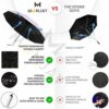 Windproof Travel Umbrella - Auto Open Close, Compact & Durable