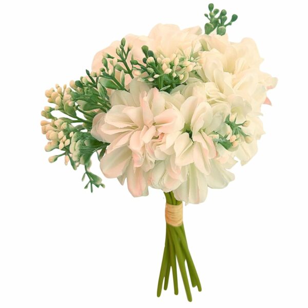 Set of 2 Multi-Color Artificial Hydrangea Flowers - 24.1 cm - Image 6