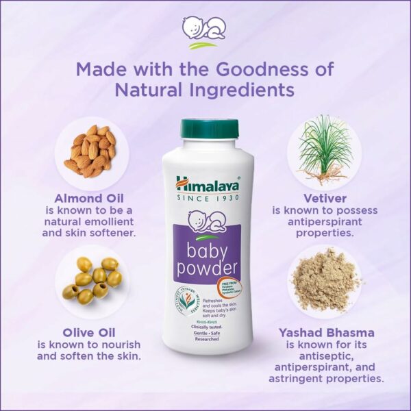 Himalaya Baby Powder 400G - Softens & Keeps Skin Dry - Image 6
