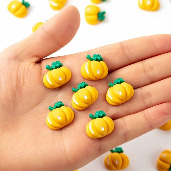 50 Pieces Mini Artificial Pumpkins for Fall Decor - Image 3