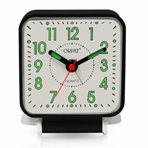 Compact Buzzer Alarm Clock - Loud & Clear Sound, 7X6.5X4 cm