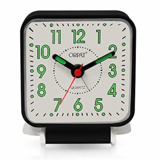 Compact Buzzer Alarm Clock - Loud & Clear Sound, 7X6.5X4 cm
