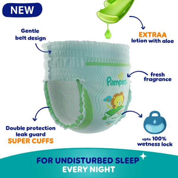 Pampers All Round Protection Pants, Large, 64 Count, Anti-Rash - Image 2