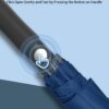 60 Inch Windproof Golf Umbrella - Auto Open, Waterproof, UV Protection