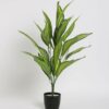 70 Cm Tall Faux Cast-Iron Plant Tree in Pot with Moss