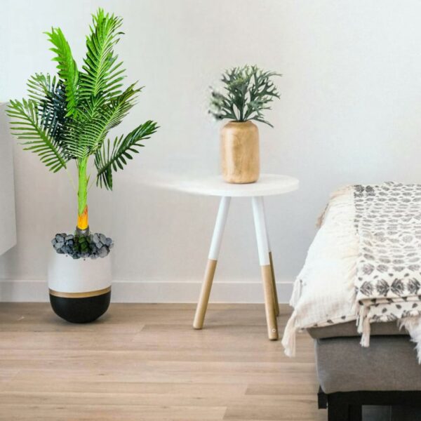 3Ft Artificial Areca Palm Tree - Realistic Indoor/Outdoor Plant - Image 3