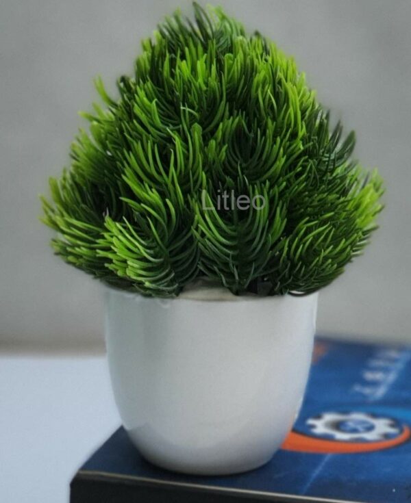 Mini Artificial Plants with Pots - Set of 4 for Home & Office Decor - Image 5