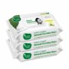 Natural Baby Wet Wipes - Plant-Based, Cucumber Extract, 60 Pcs (Pack of 3)