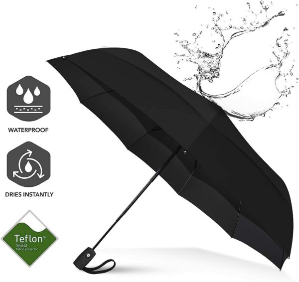 Portable Auto Travel Umbrella - Windproof, Compact & Lightweight - Image 5