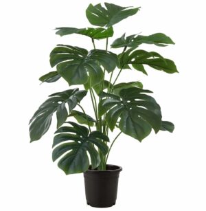 Artificial Monstera Plants - 26 Inch Faux Palm Leaves for Decor