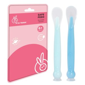 Premium Safe Feed Silicone Baby Feeding Spoon Set - BPA Free