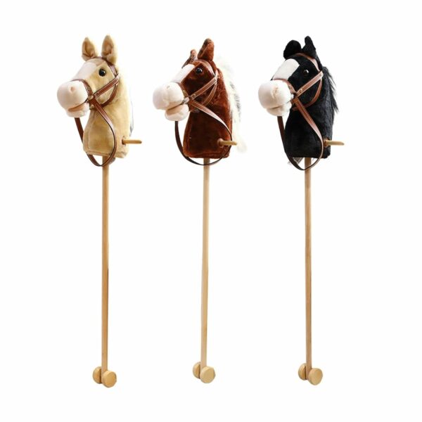Handcrafted Hobby Horse with Sounds - Portable Toy for Kids - Image 2
