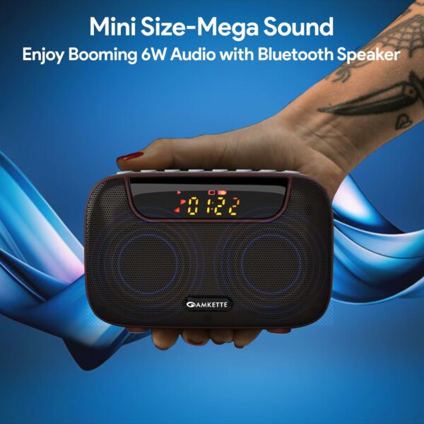 5 in 1 Portable FM Radio with Bluetooth, MP3 Player & Recording - Image 3