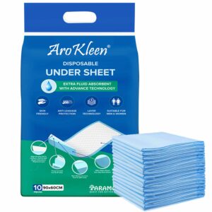 Super Absorbent Disposable Under Sheet 90x60 CM - 10 Count