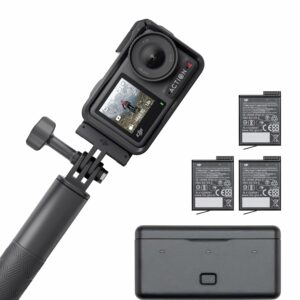 4K Waterproof Action Camera with Low-Light Sensor & 3 Batteries
