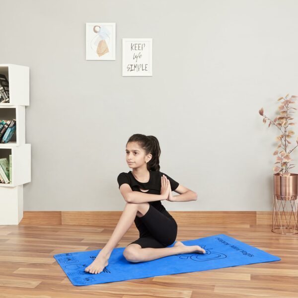 4 Mm Anti-Slip Yoga Mat for Kids & Adults - Multi-Purpose - Image 4