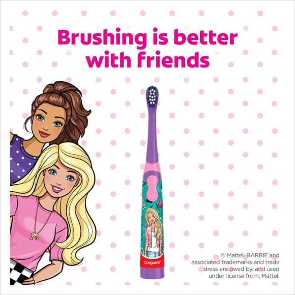 Battery Powered Kids Electric Toothbrush with Soft Bristles - Image 2