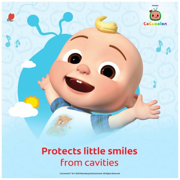 Kids Cocomelon Toothpaste for Ages 2-5 - 80gm Strawberry Flavor - Image 5
