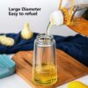 Borosilicate Glass Oil Dispenser with Measurement Marking - 1 Ltr