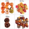Lifelike Artificial Pumpkin and Maple Leaf Decor Gift