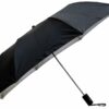 UV Protective Black Silver 2-Fold Umbrella - Durable Design