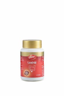 Ayurvedic Laxirid Tablets for Constipation Relief - 60 Tabs