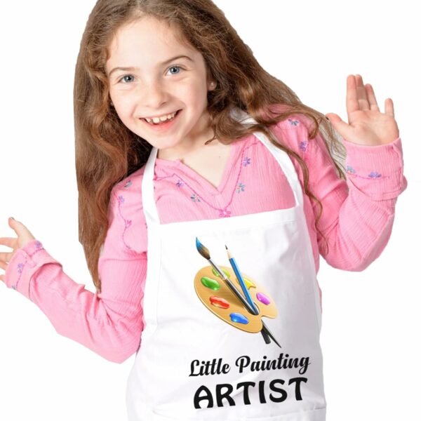 Unisex Polycotton Artist Apron for Kids 7-10 Years