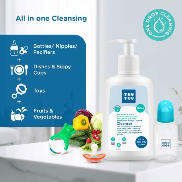 Baby Liquid Cleanser 500ml - Anti-Bacterial, No Alcohol - Image 2