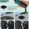 Compact Reverse Folding Umbrella - Windproof & UV Protection
