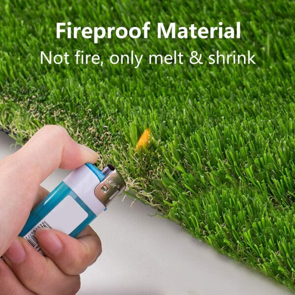 35MM Artificial Grass Mat for Balcony, Lawn, and Pets - 6.5x3 Feet - Image 3