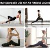 Folding Yoga Mat 10mm Thick, Large Size for Workouts