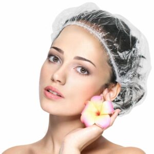 Reusable Waterproof Shower Cap - Pack of 50 for Men & Women