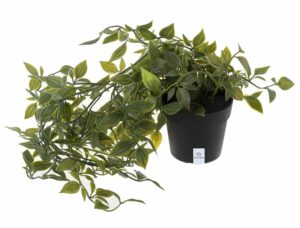 Mini Plastic Potted Vine Plant for Home Office & Bathroom D?cor