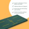 16 MM Yoga Cushion Pad - Green | High Density Eco TPE Foam | 24x12 inch | Extra Comfort for Yoga & Pilates