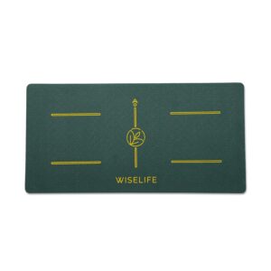 16 MM Yoga Cushion Pad - Green | High Density Eco TPE Foam | 24x12 inch | Extra Comfort for Yoga & Pilates