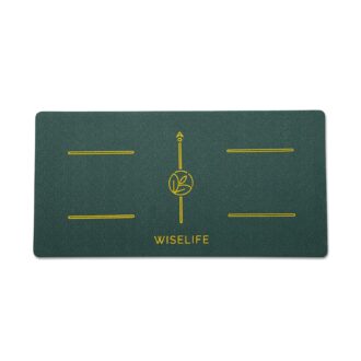 16 MM Yoga Cushion Pad - Green | High Density Eco TPE Foam | 24x12 inch | Extra Comfort for Yoga & Pilates