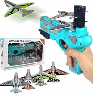 Graphene Airplane Launcher Gun - Safe Foam Glider Fun for Kids