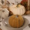Handmade Yellow Woollen Pumpkin Set of 2 for Fall Decor