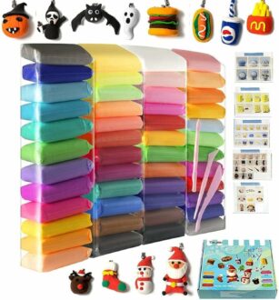 24 Pcs Air Dry Clay Set for Creative Arts & Crafts