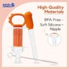3-in-1 Baby Feeding Set: Dropper, Syringe Dispenser & Brush