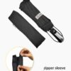 Large Automatic Foldable Umbrella with Travel Cover - Windproof Design